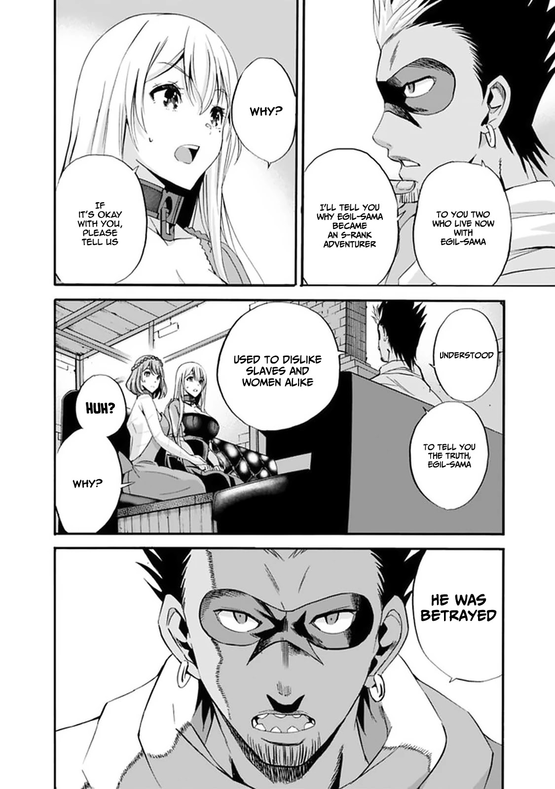 Uragirareta S Rank Boukensha no Ore wa, Aisuru Dorei no Kanojora to Tomoni Dorei dake no Harem Guild o Tsukuru - Chapter 12: The Room, The Blindfold, And Me - picture 16