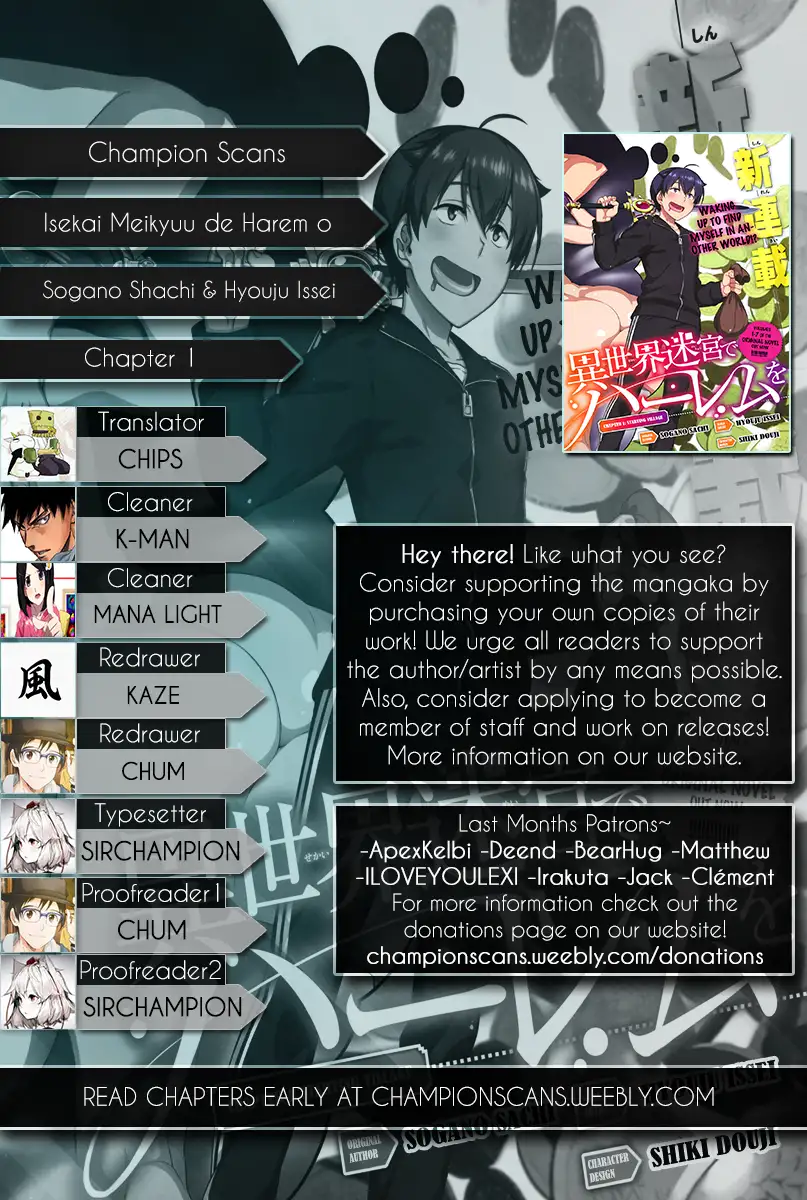 Isekai Meikyuu de Harem wo - Chapter 1 - picture 0