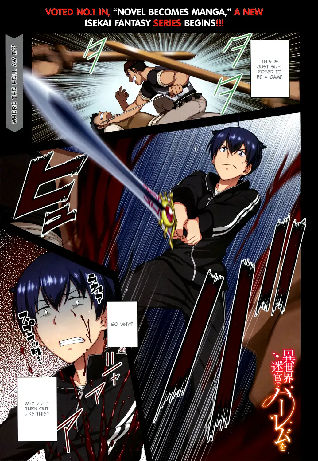 Isekai Meikyuu de Harem wo - Chapter 1 - picture 1