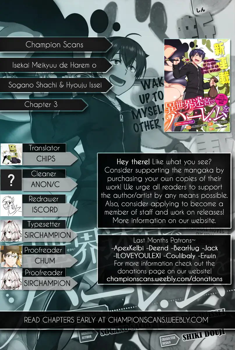 Isekai Meikyuu de Harem wo - Chapter 3 - picture 0