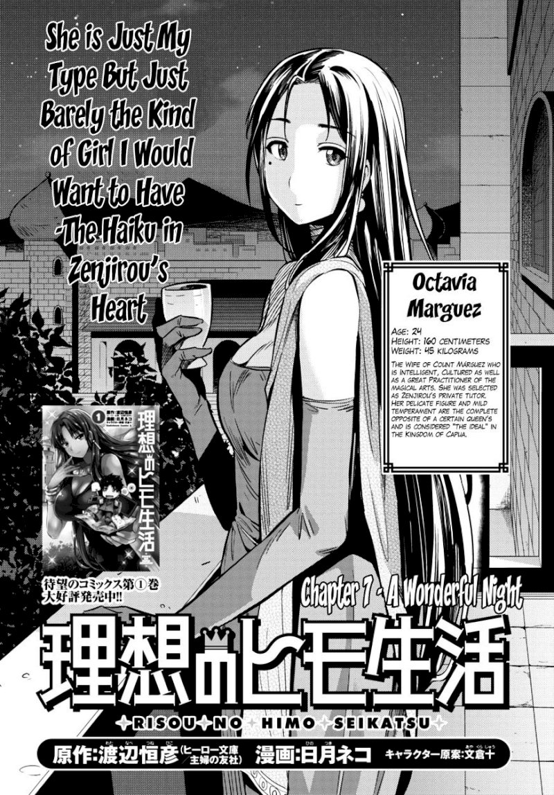 Risou no Himo Seikatsu - Chapter 7 : A Wonderful Night - picture 0