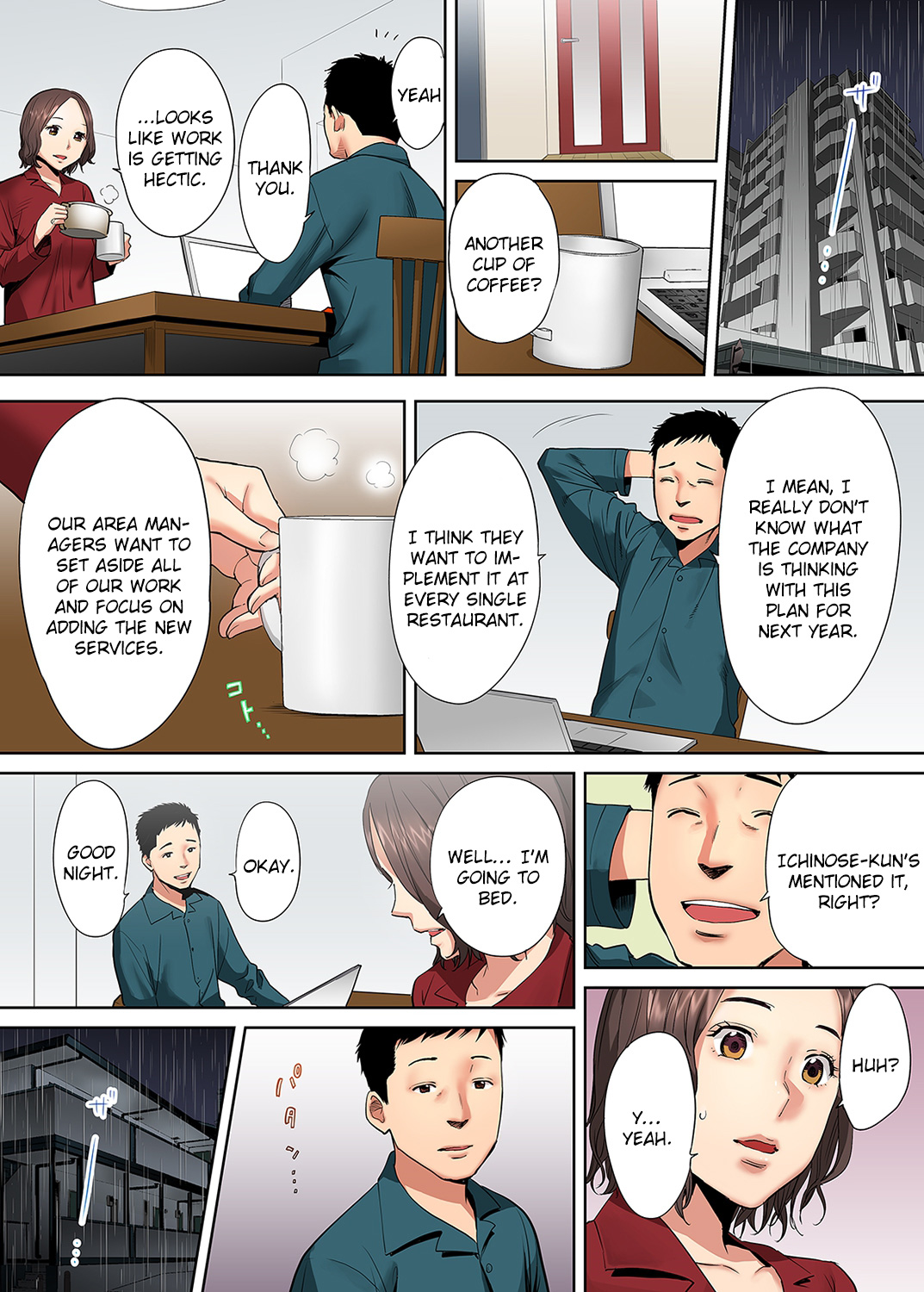 I’m Cumming From my Husband’s Subordinate - Chapter 5 - picture 0