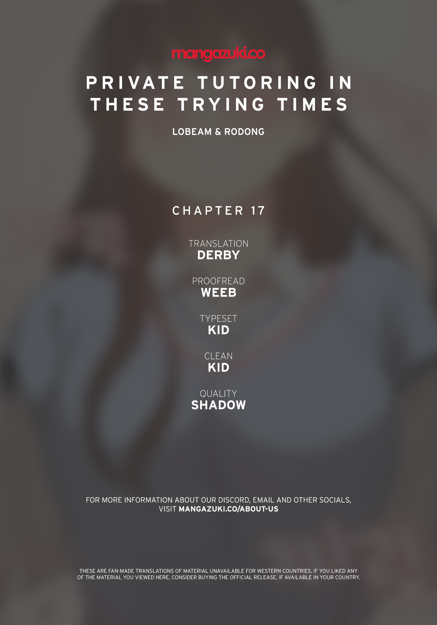 Private Tutoring in These Trying Times - Chapter 17 - picture 0