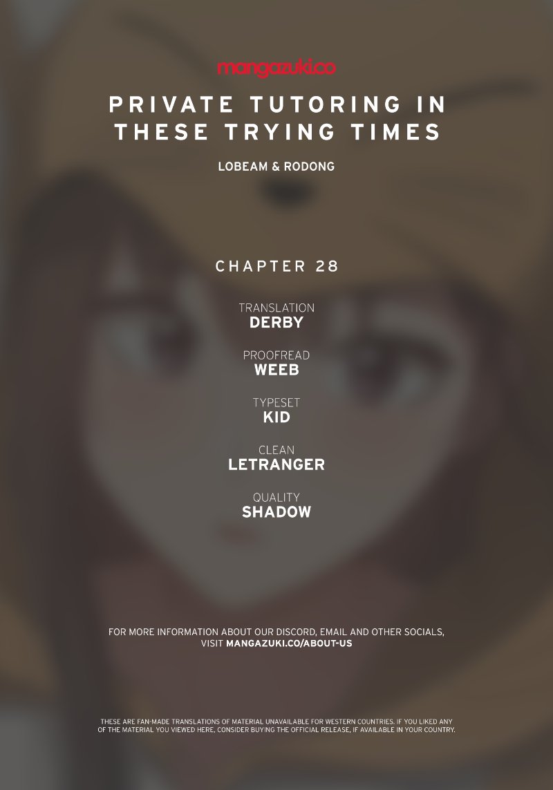 Private Tutoring in These Trying Times - Chapter 28 - picture 0