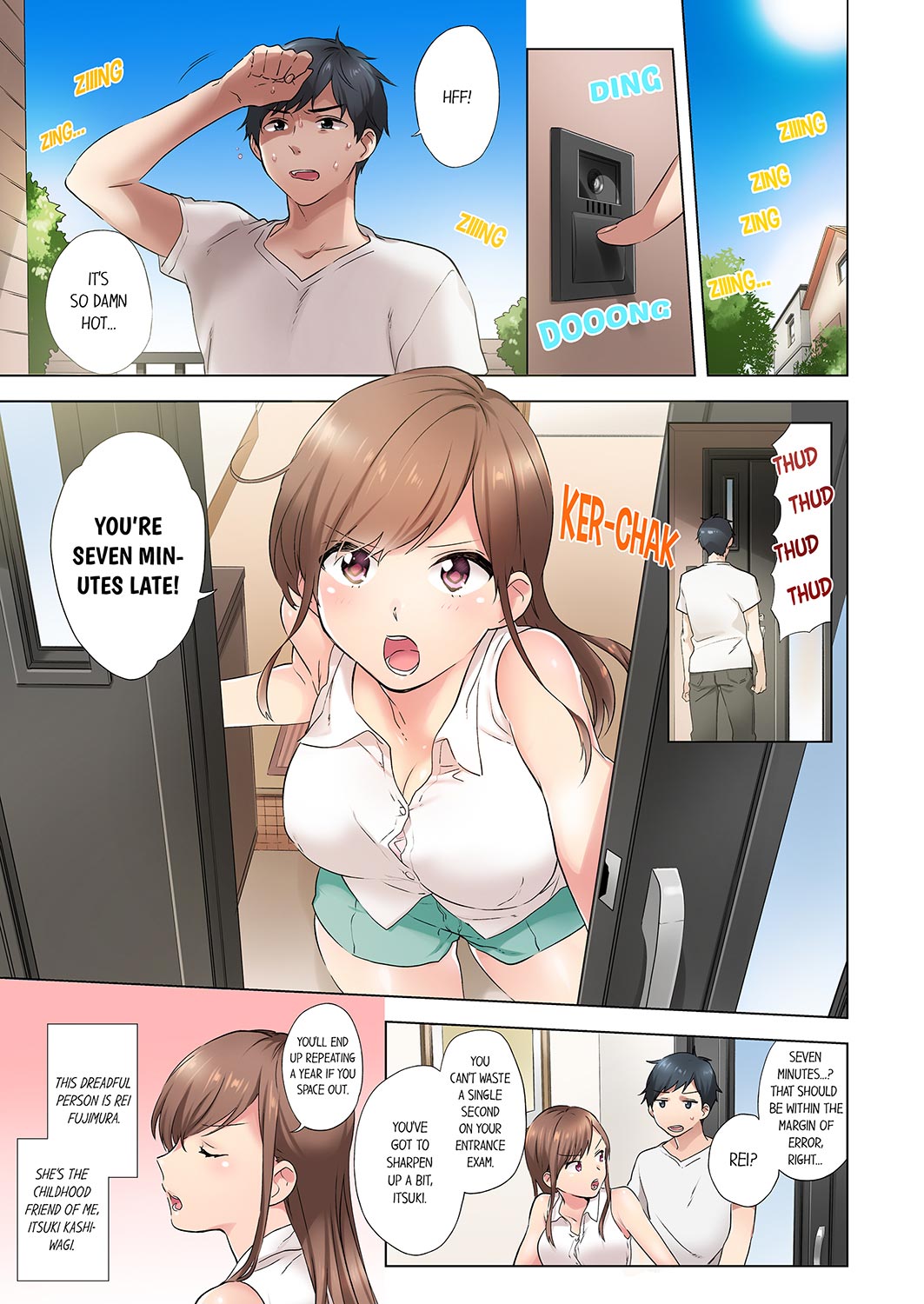 A Scorching Hot Day with A Broken Air Conditioner. If I Keep Having Sex with My Sweaty Childhood Friend… - Chapter 1 - picture 0