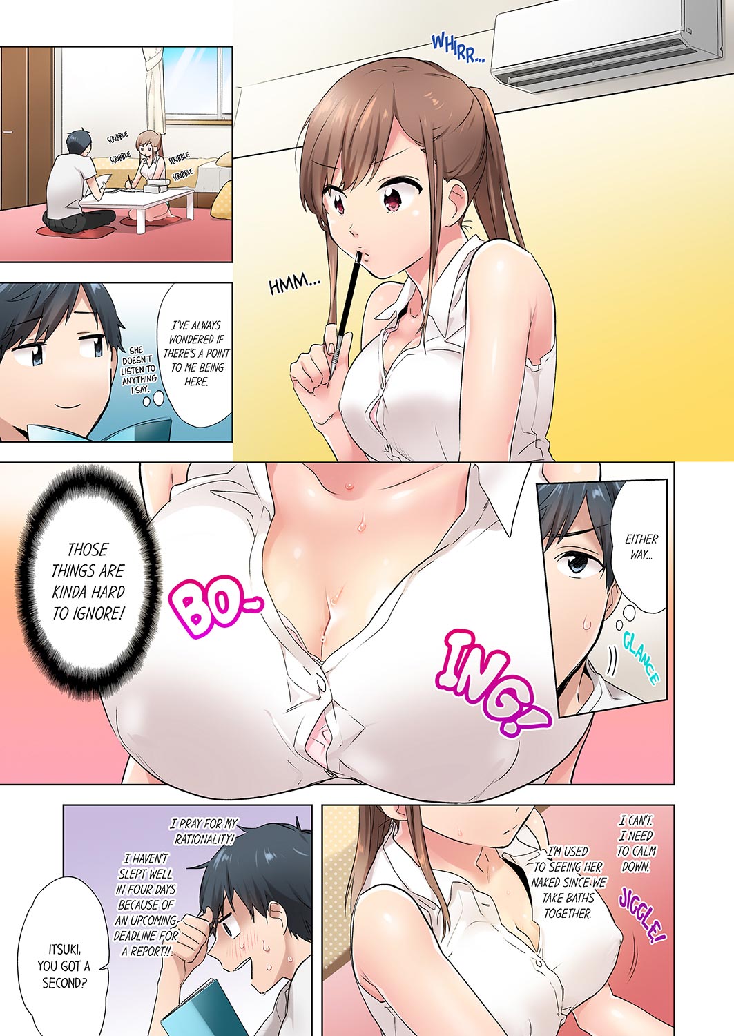 A Scorching Hot Day with A Broken Air Conditioner. If I Keep Having Sex with My Sweaty Childhood Friend… - Chapter 1 - picture 2