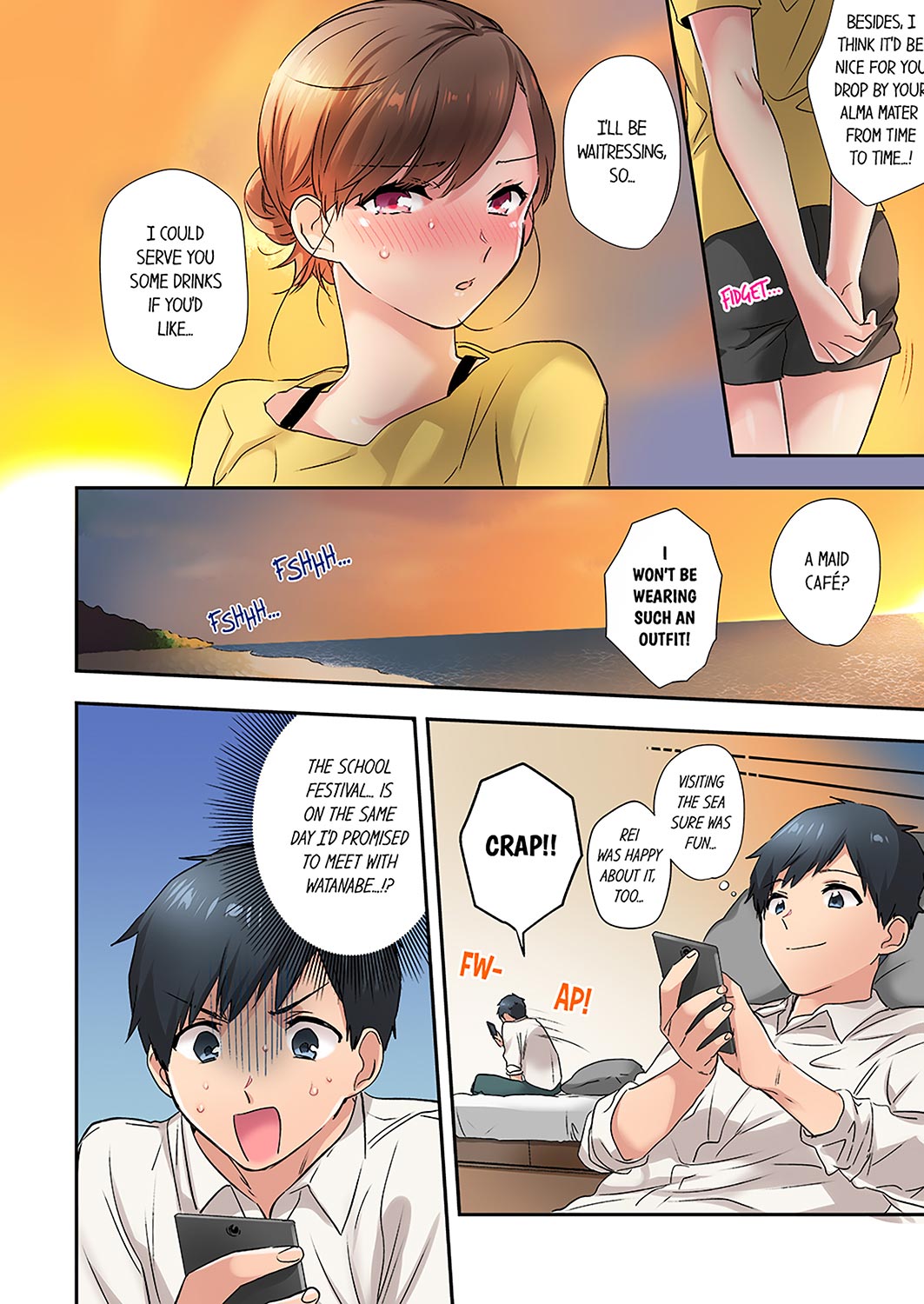 A Scorching Hot Day with A Broken Air Conditioner. If I Keep Having Sex with My Sweaty Childhood Friend… - Chapter 12 - picture 7