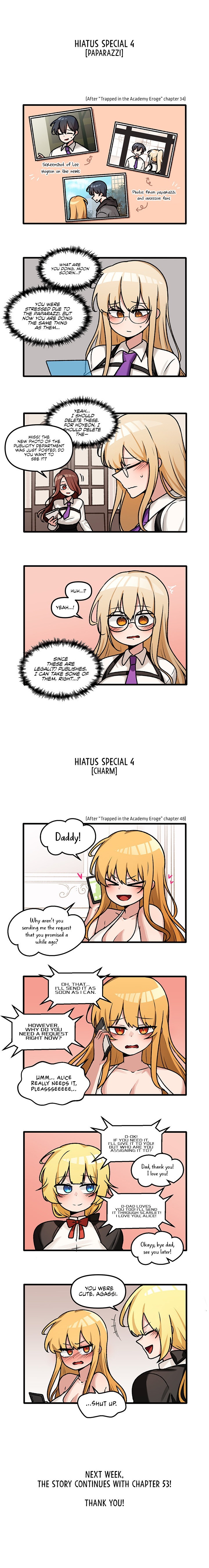Trapped in the Academy’s Eroge - Chapter 52.7 - picture 0