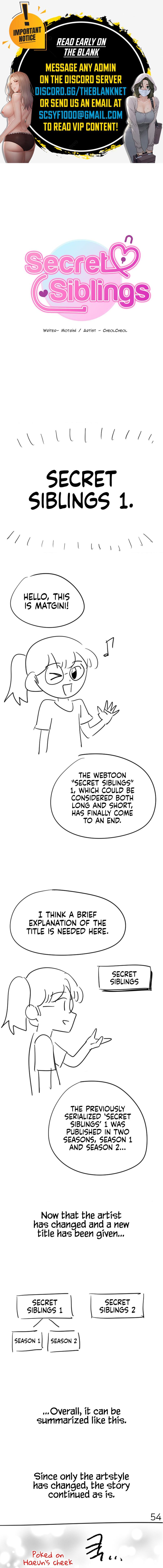 Secret Siblings - Chapter 50.5 - picture 0