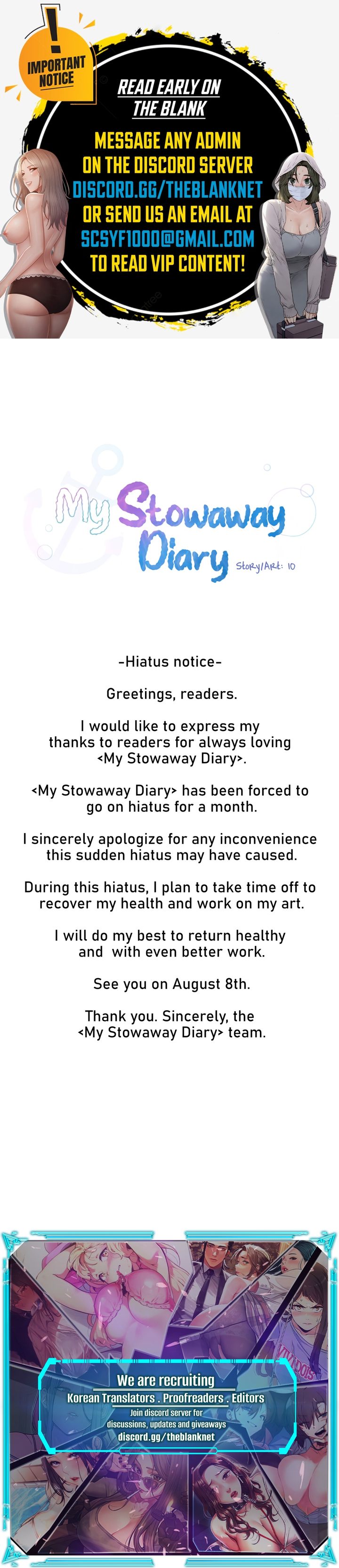 My Stowaway Diary - Chapter 14.5 - picture 0