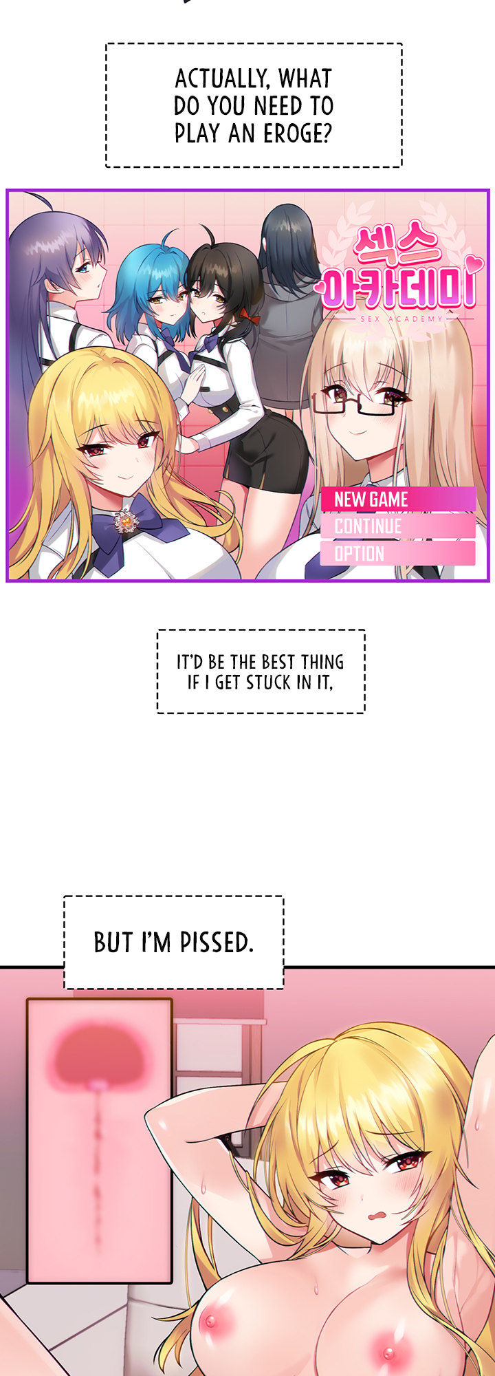 Page 2 of Chapter 1: Trapped in the Academy’s Eroge