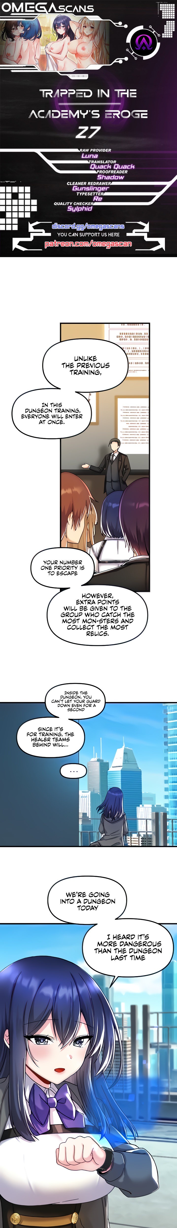 Page 1 of Chapter 27: Trapped in the Academy’s Eroge