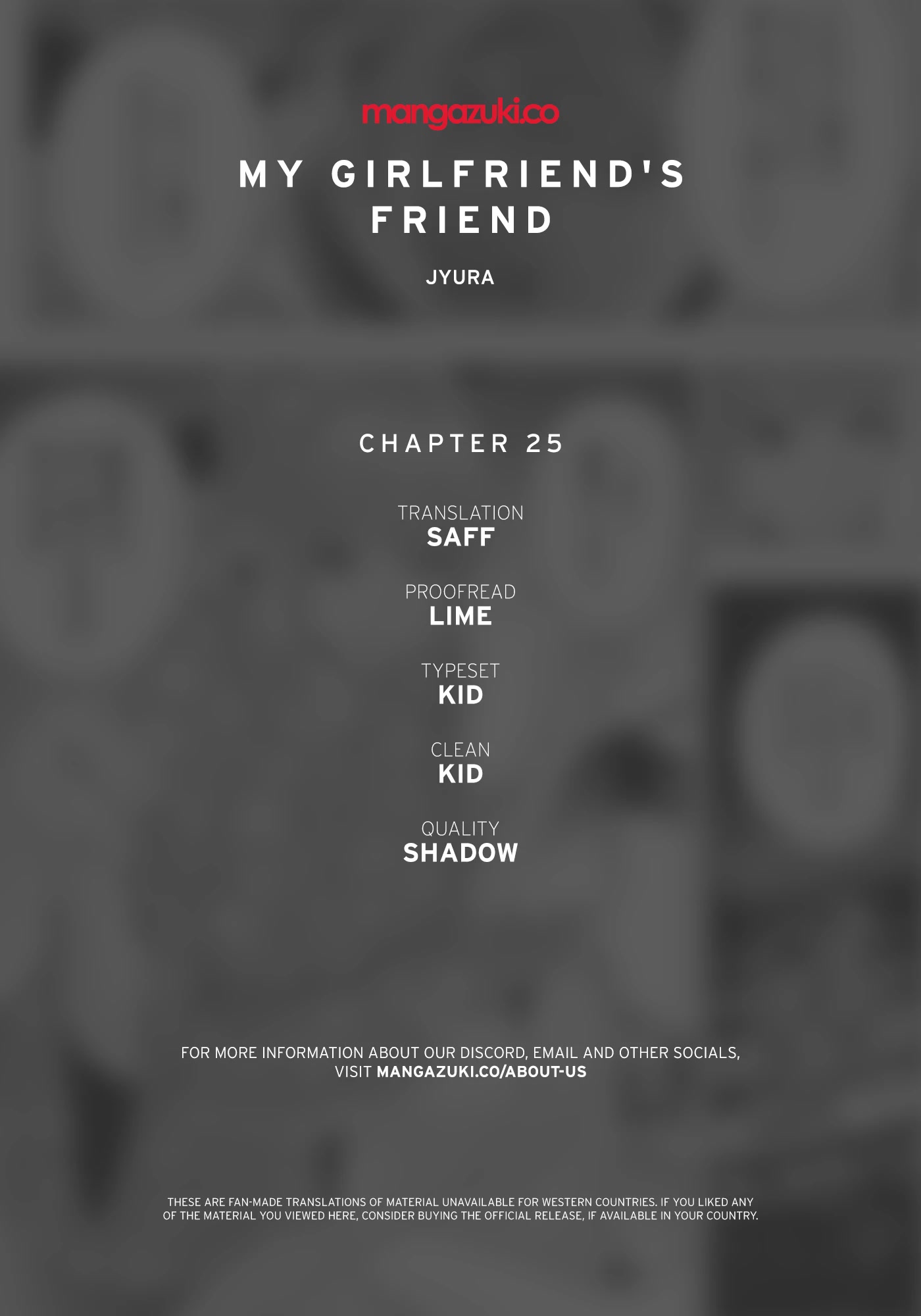 Page 1 of Chapter 25: My Girlfriend's Friend