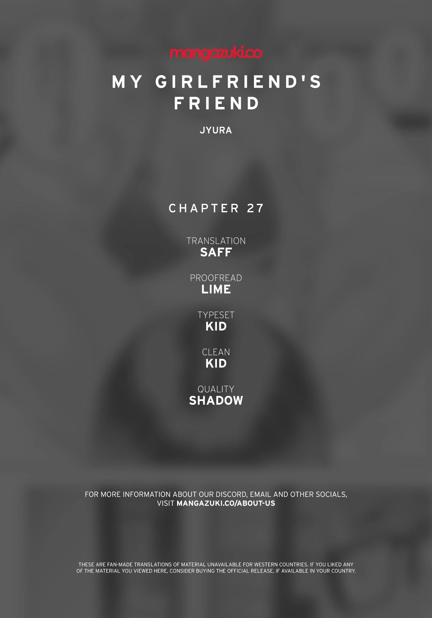 Page 1 of Chapter 27: My Girlfriend's Friend