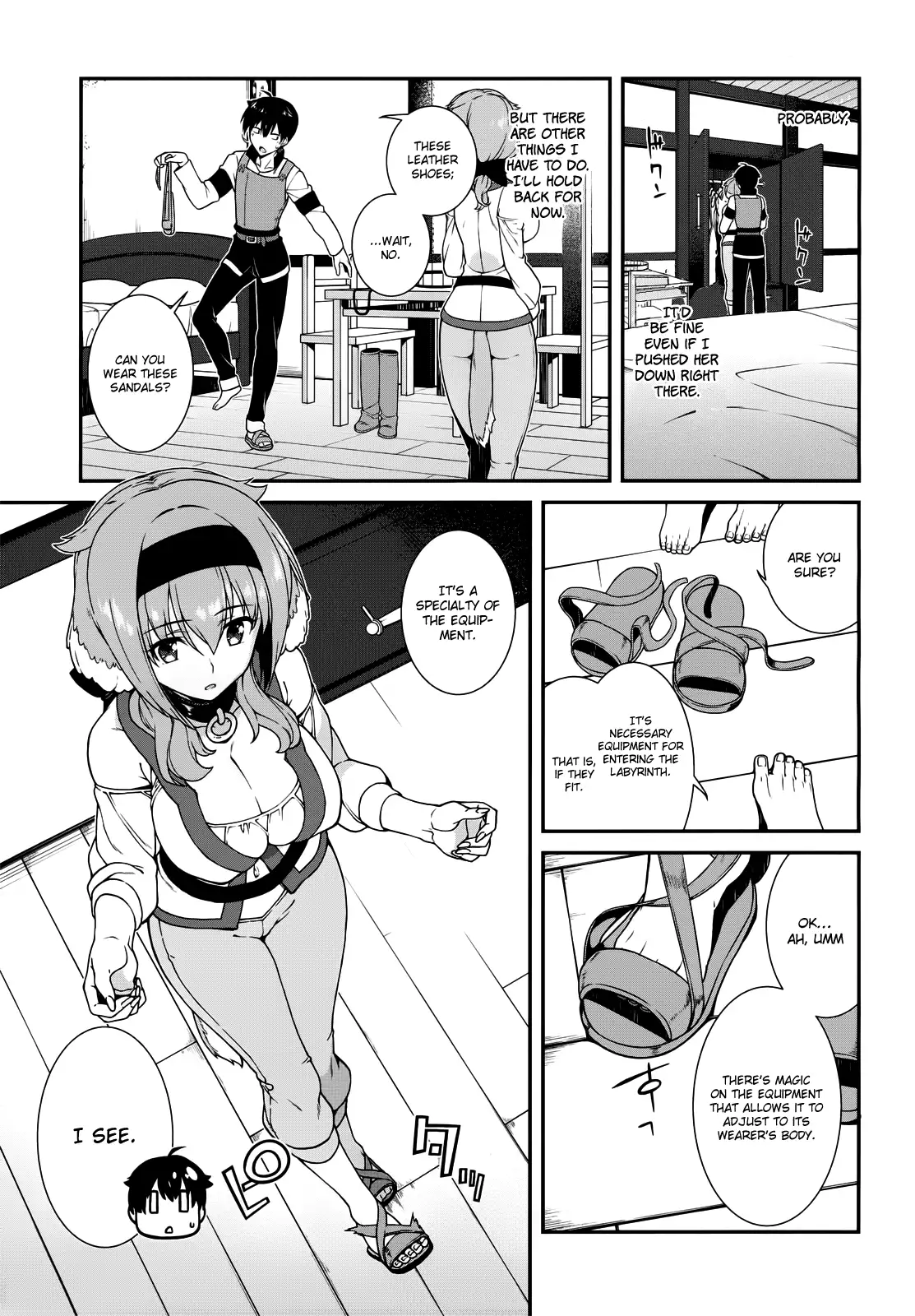 Page 13 of Chapter 10: Isekai Meikyuu de Harem wo