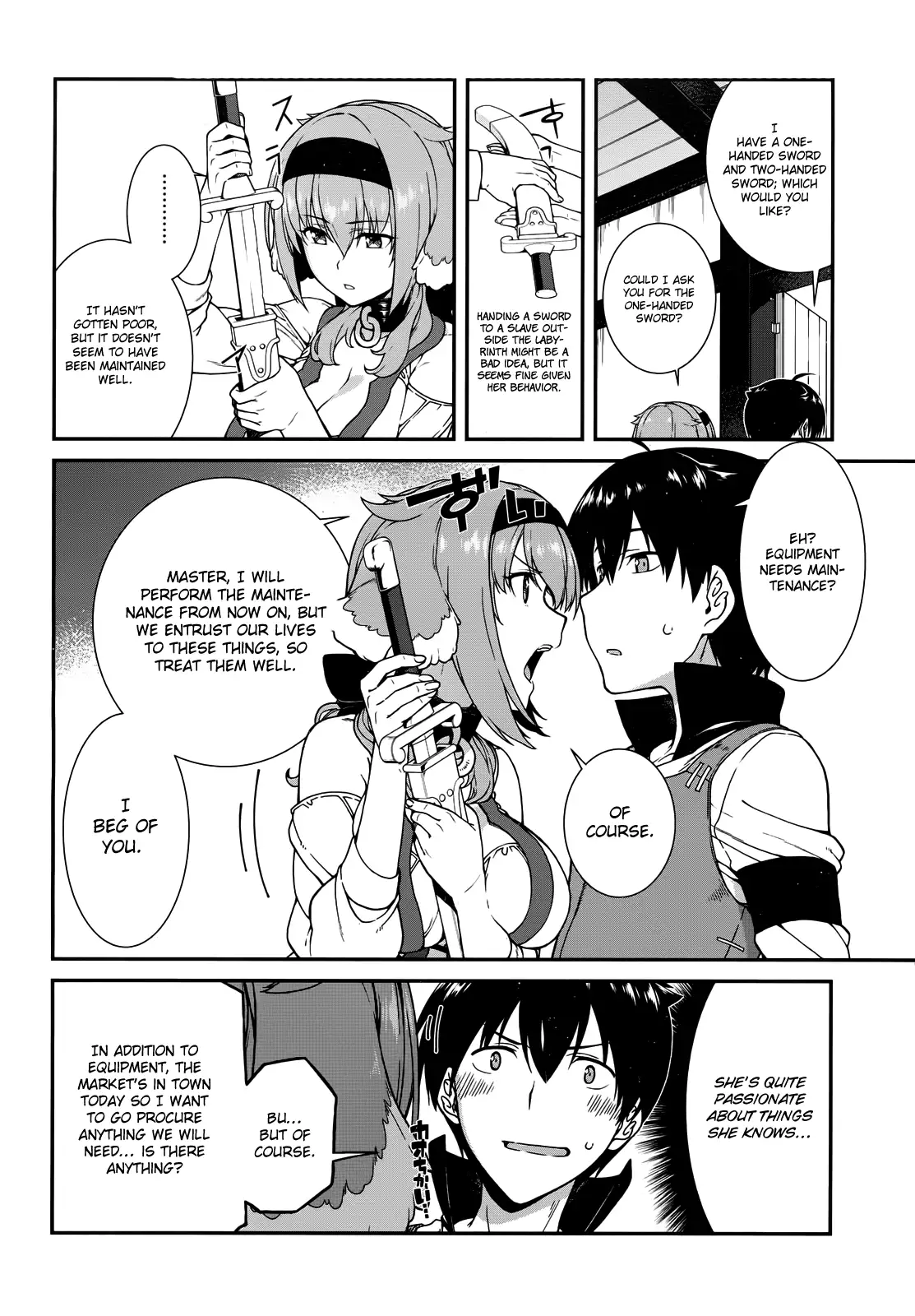 Page 14 of Chapter 10: Isekai Meikyuu de Harem wo