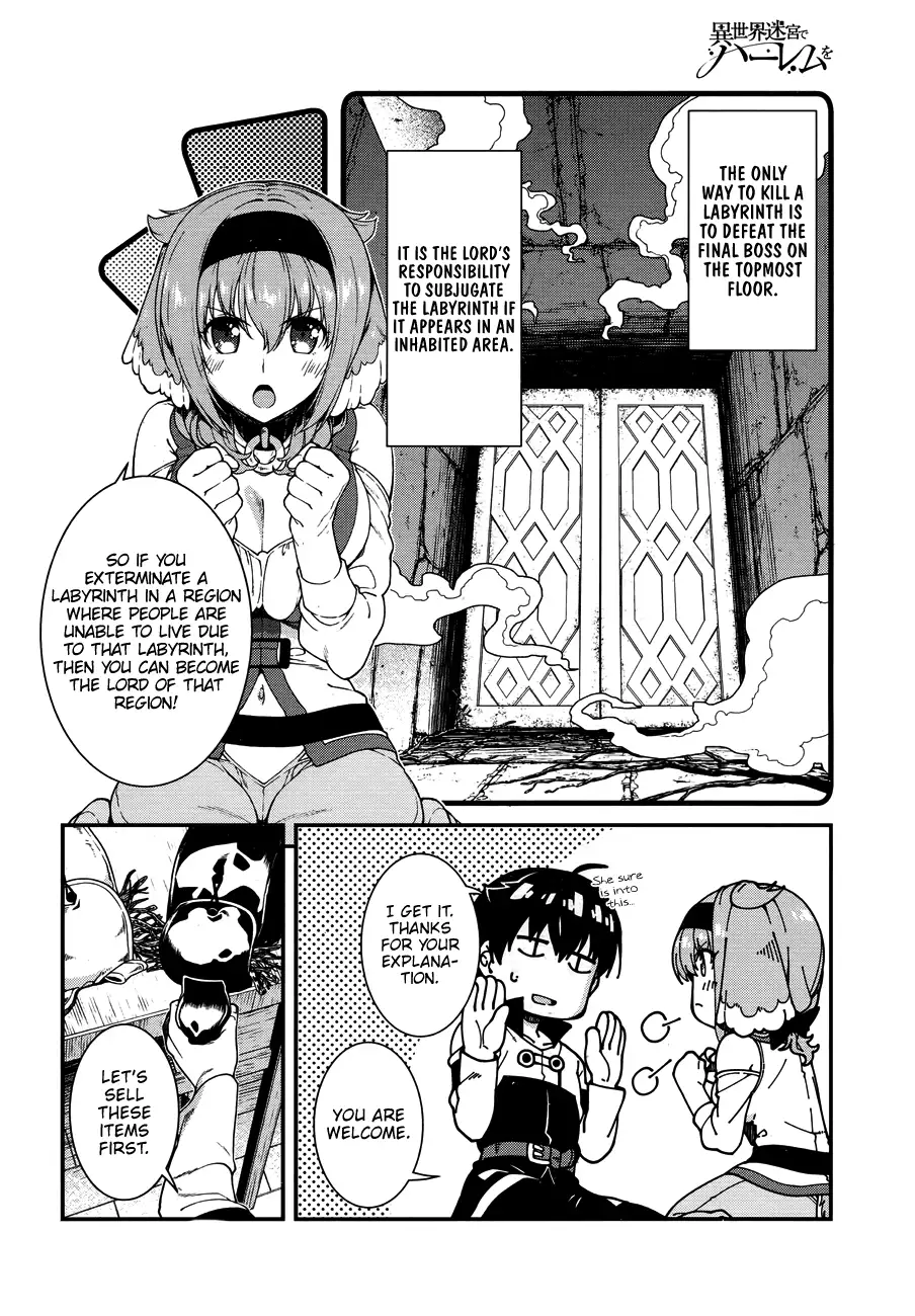 Page 27 of Chapter 14: Isekai Meikyuu de Harem wo