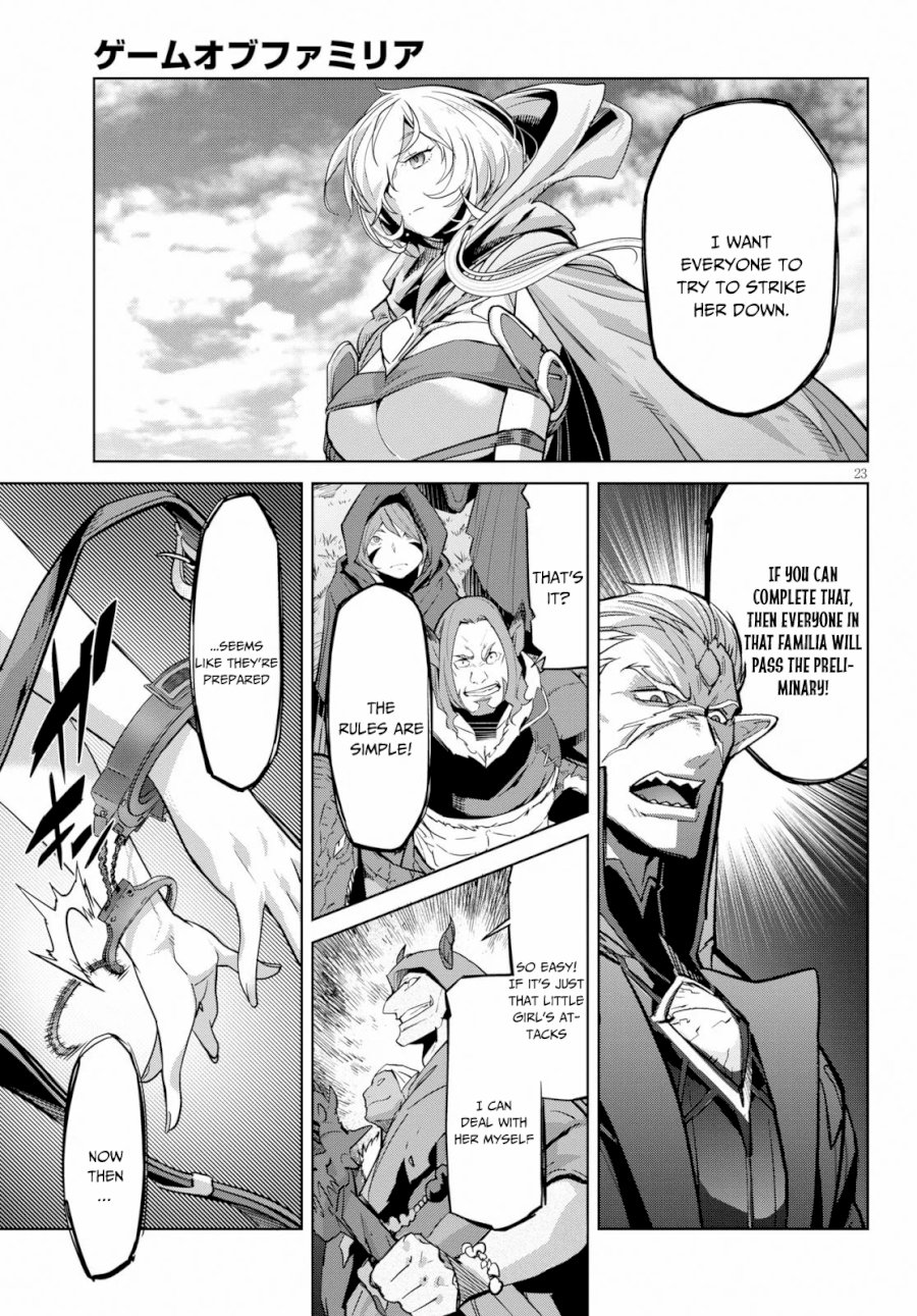 Page 24 of Vol.3 Chapter 20: Shadow Family: Game of Familia: Kazoku Senki