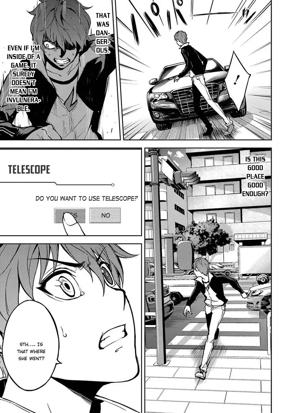 Page 25 of Chapter 4: Ore no Genjitsu wa Renai Game?? ka to Omottara Inochigake no Game datta
