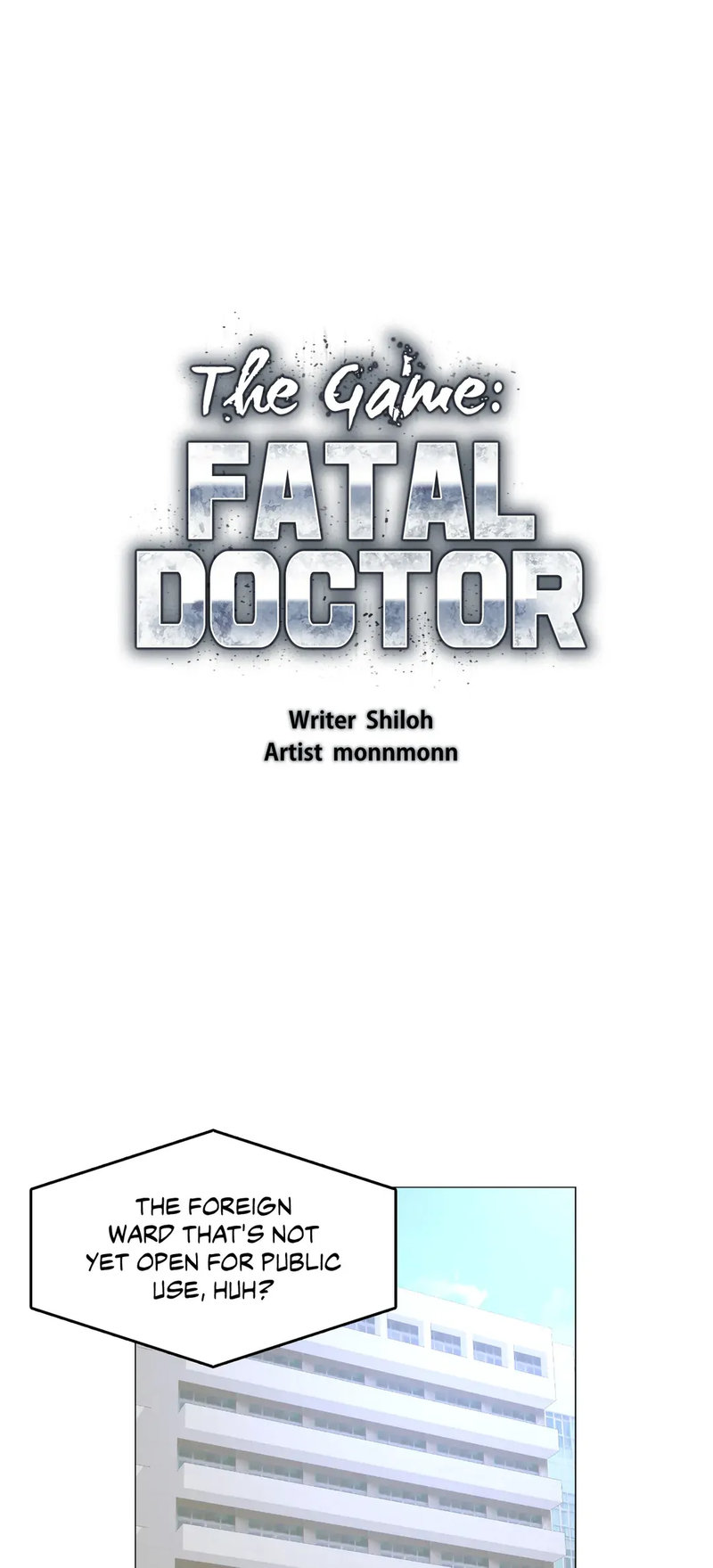 Page 1 of Chapter 13: The Game: Fatal Doctor