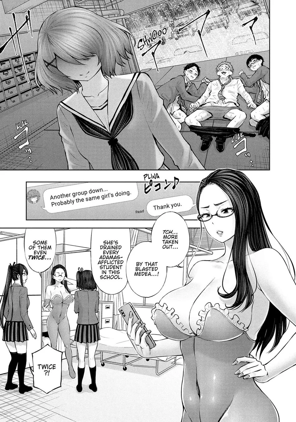 Page 9 of Chapter 50: Adamasu no Majotachi