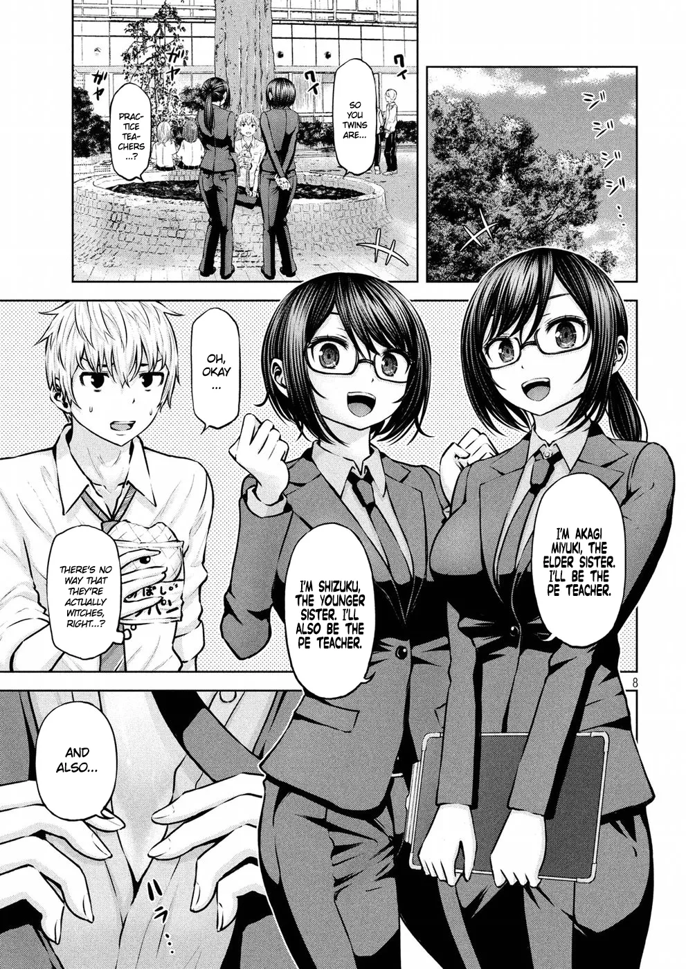 Page 8 of Chapter 9: Adamasu no Majotachi
