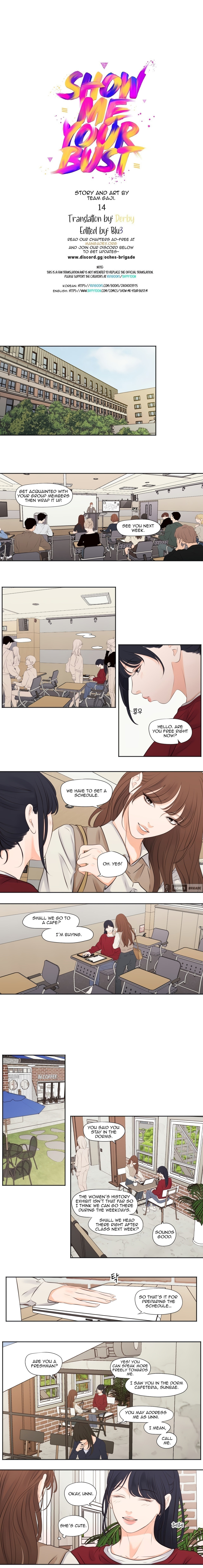Page 1 of Chapter 14: Show Me Your Bust