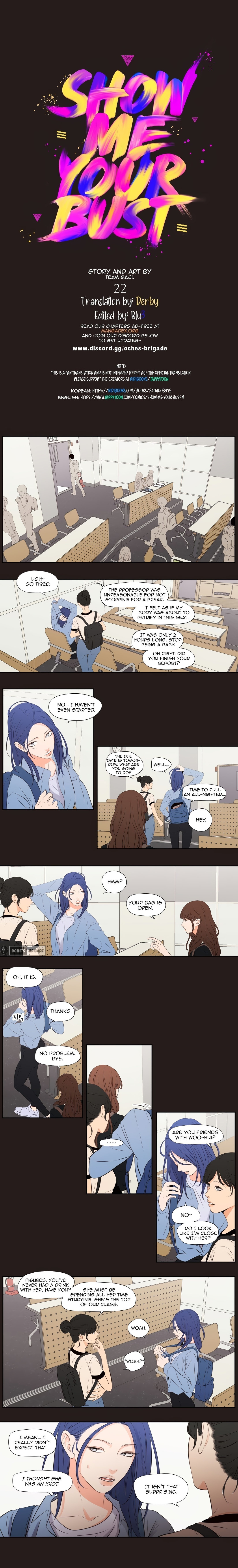 Page 1 of Chapter 22: Show Me Your Bust