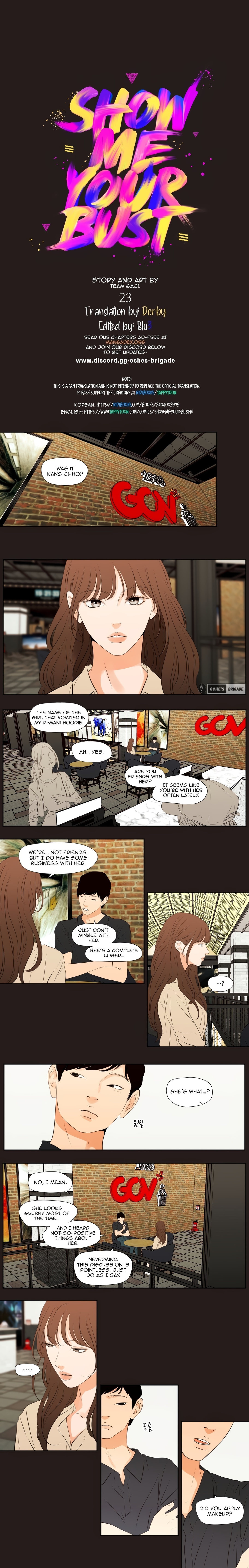 Page 1 of Chapter 23: Show Me Your Bust