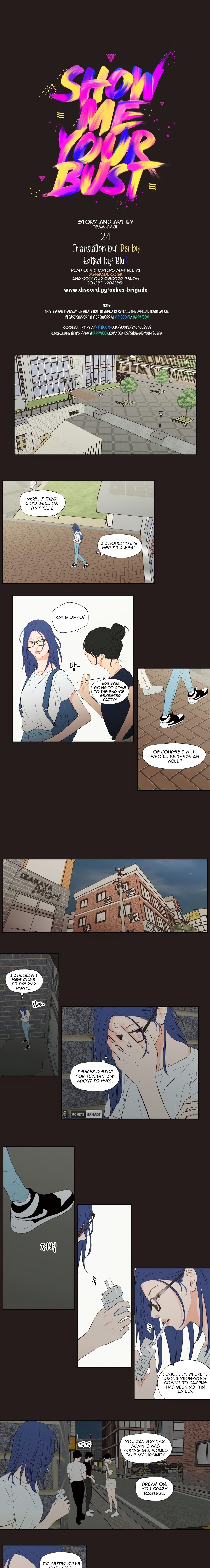 Page 1 of Chapter 24: Show Me Your Bust