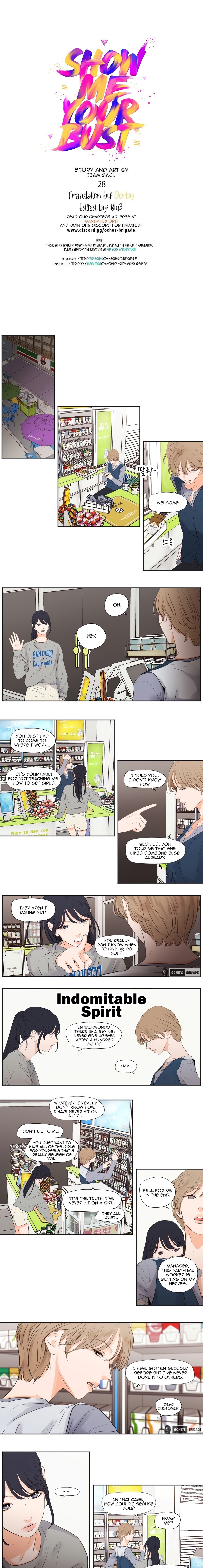 Page 1 of Chapter 28: Show Me Your Bust