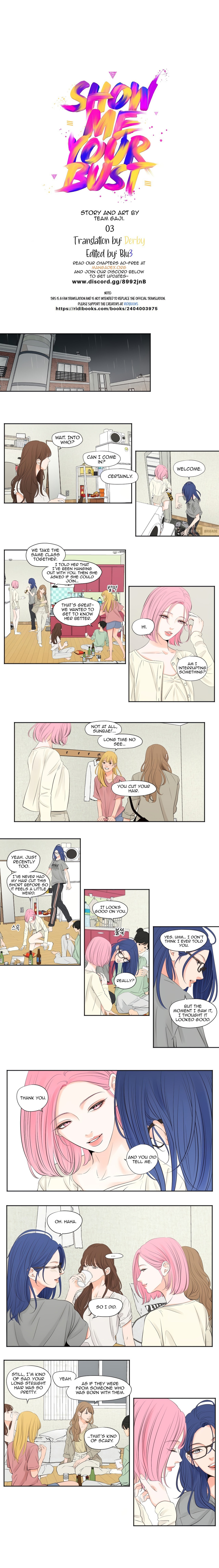 Page 1 of Chapter 3: Show Me Your Bust