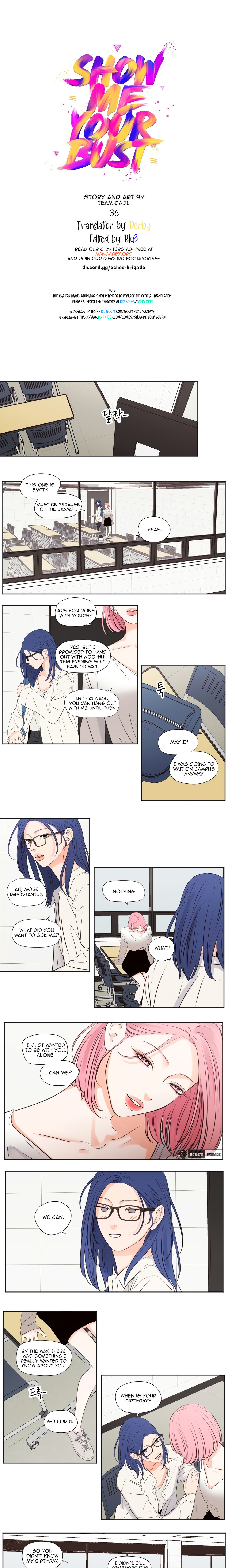 Page 1 of Chapter 36: Show Me Your Bust