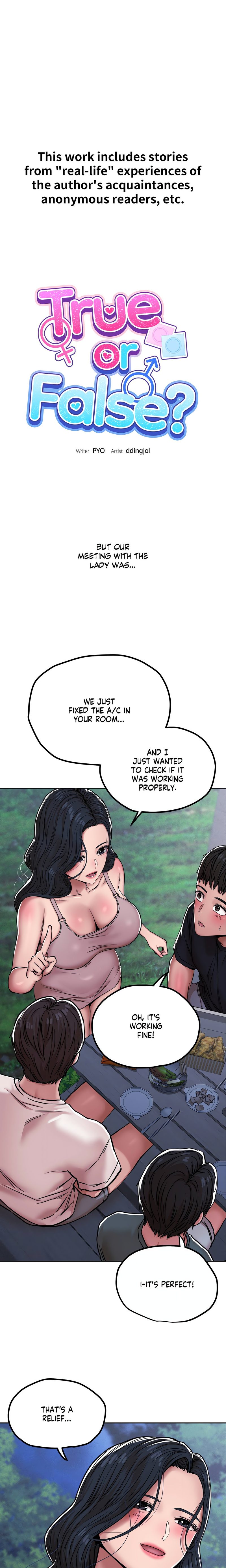 Page 1 of Chapter 4: True or False?
