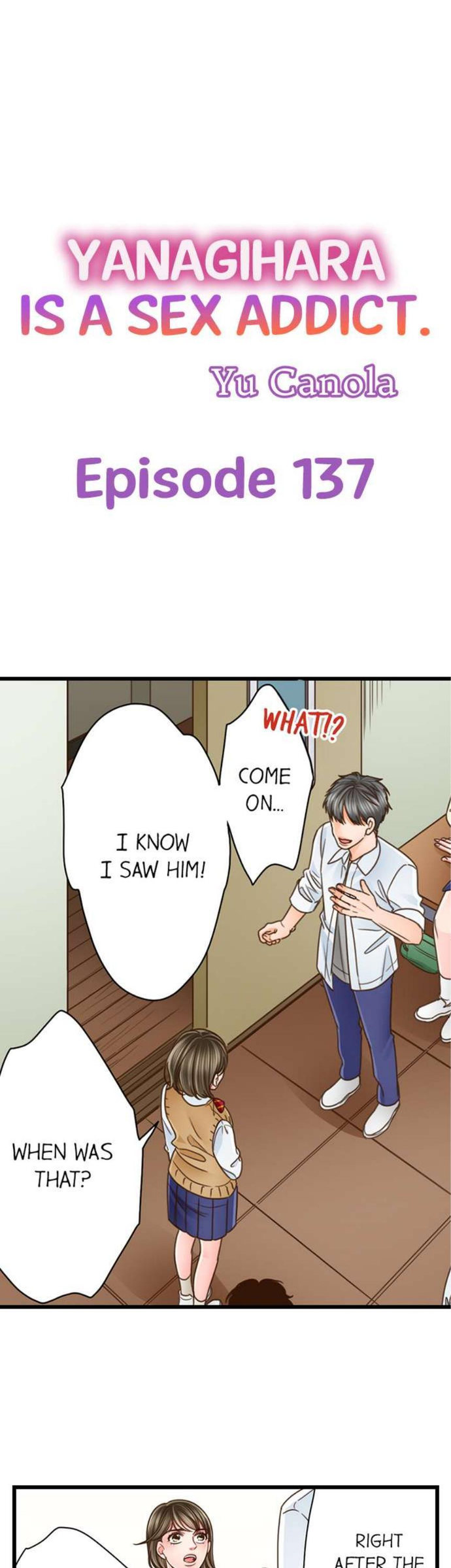 Page 1 of Chapter 137: Yanagihara Is a Sex Addict.