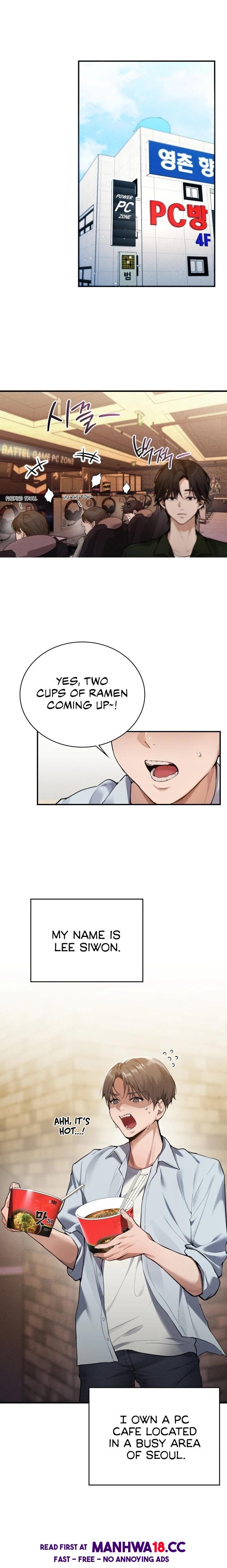 Page 1 of Chapter 1: PC Cafe Goddess