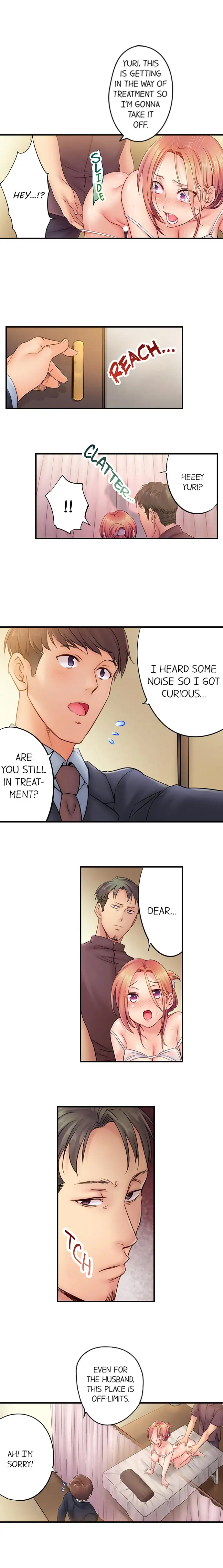 Page 8 of Chapter 2: I Can’t Resist His Massage! Cheating in Front of My Husband’s Eyes